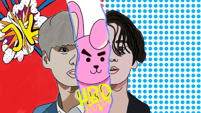 do bts fan art for you with in a day