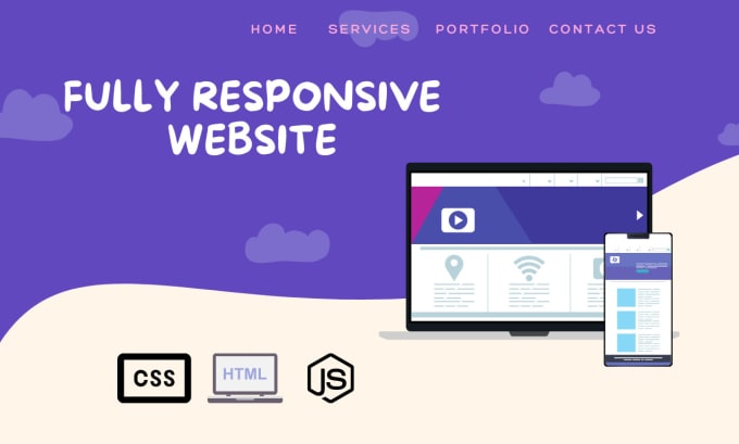 Develop front end website using html css and javascript by Pro_coder43 ...
