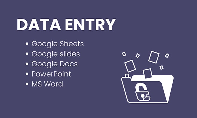 do data entry and typing job