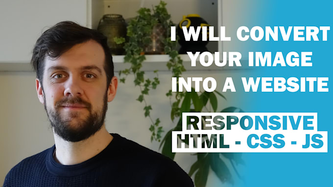 Convert image to html css website by Nuncestbibendum | Fiverr