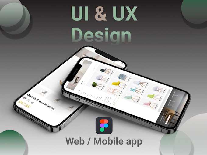 Do ui ux design for your web or mobile app by Anibaqradze | Fiverr
