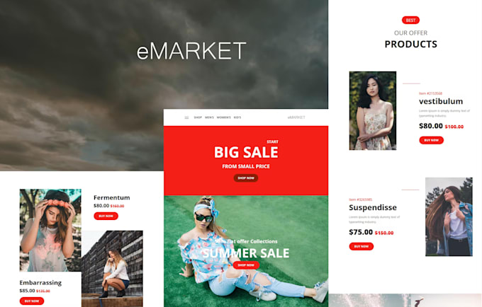 provide mailchimp email template design