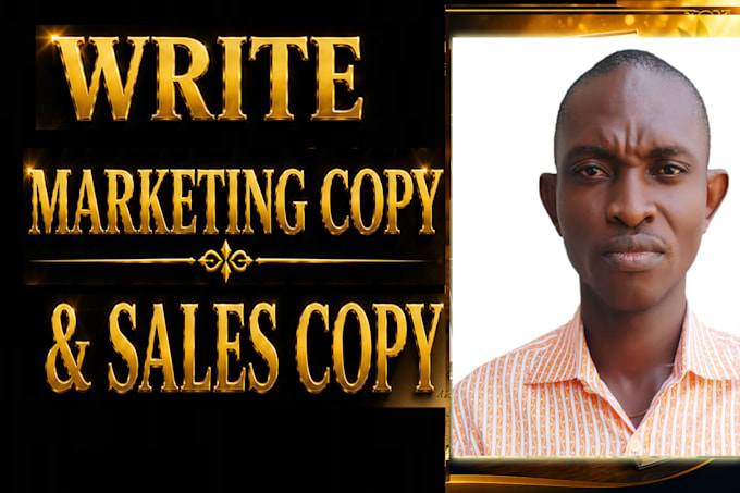 write product descriptions, marketing copy