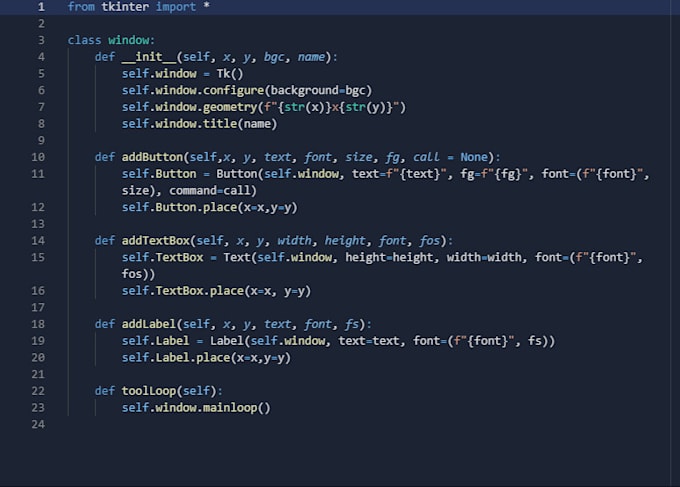 Create a python tool by Nicholas_johbso | Fiverr
