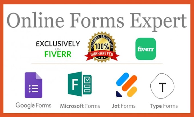 create online google forms, microsoft forms, jot forms and survey forms