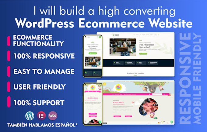 build a high converting wordpress ecommerce website