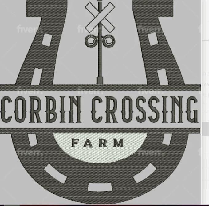 do embroidery logo in a stitch files