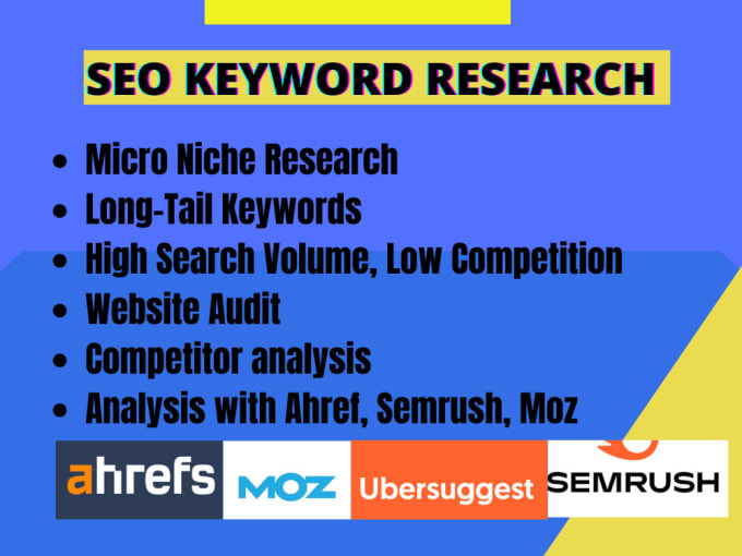do seo keyword research for blogs or affiliate micro niche