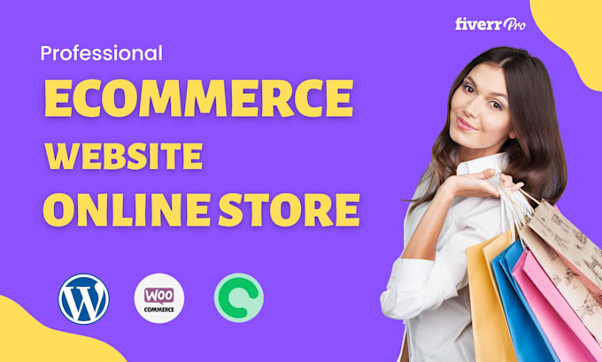 create a ecommerce website online store with wordpress woocommerce
