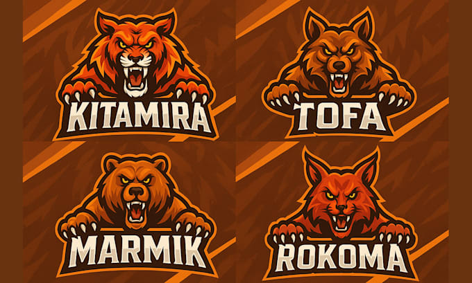 design a unique custom cartoon mascot logo for business or gaming