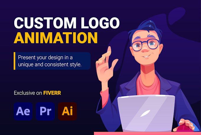 create custom logo animation and video editing