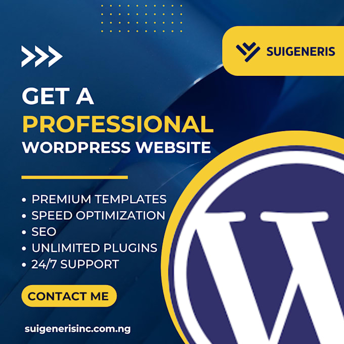 design a professional wordpress website