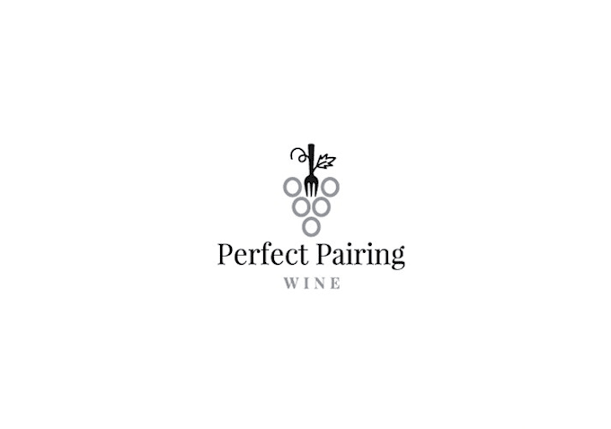 design perfect pairing wine logo