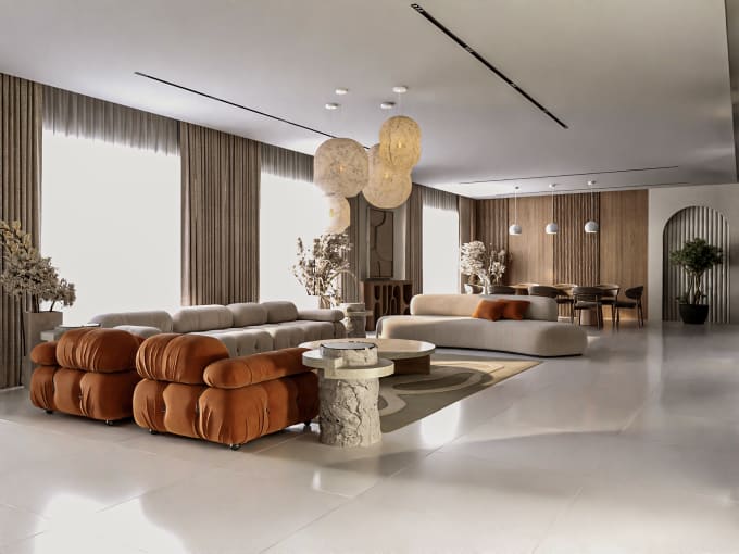 I will do interior design 3d rendering