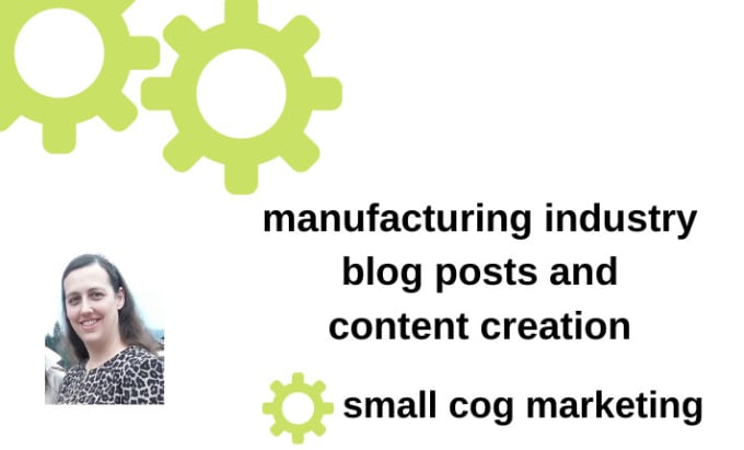 write technical manufacturing industrial blog posts