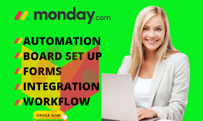 do monday setup, monday automations, integrations crm
