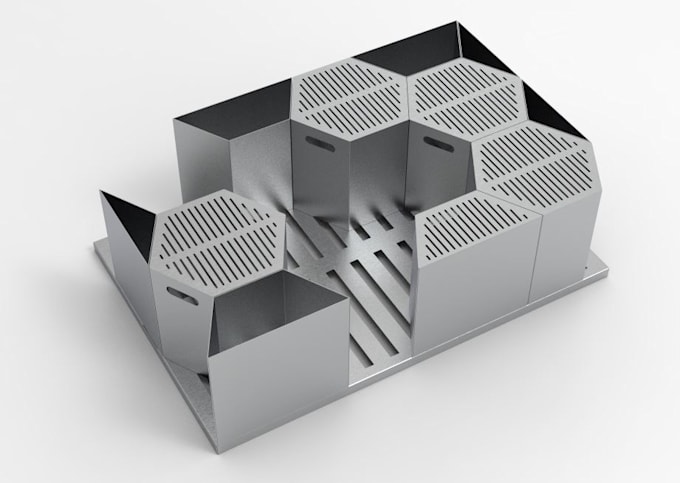 design commercial kitchen sheet metal in solidworks
