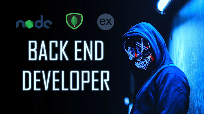 be your nodejs developer for API and backend development