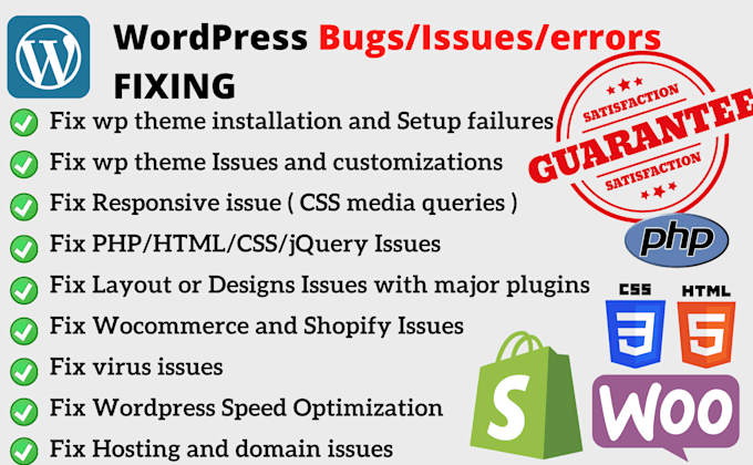 Fix any wordpress bugs, issues and speed optimization by Kozhinhikkodan ...