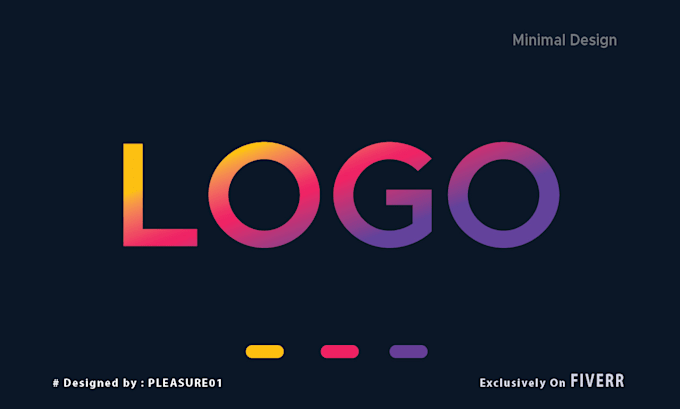 make 5 eye catching logo designs