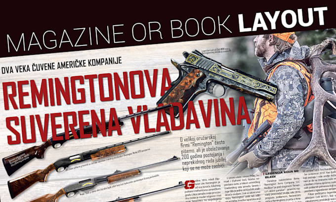 do magazine design, layout, and ads