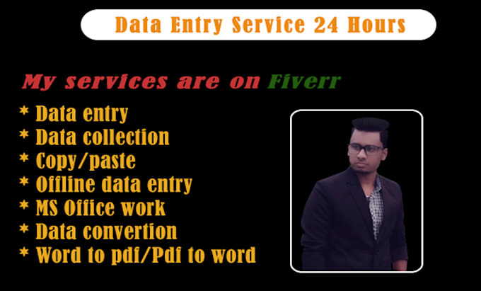 do data entry, copy paste professionally