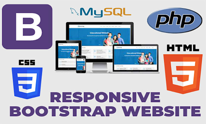 Create responsive bootstrap website by Developer_ali01 | Fiverr