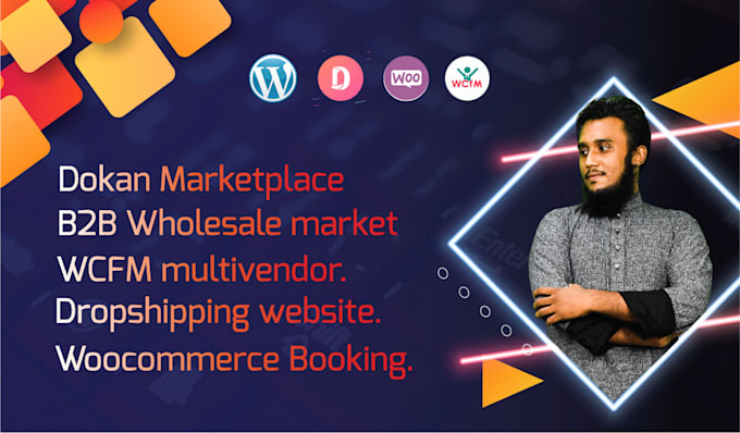 make multi vendor ecommerce website or marketplace by dokan