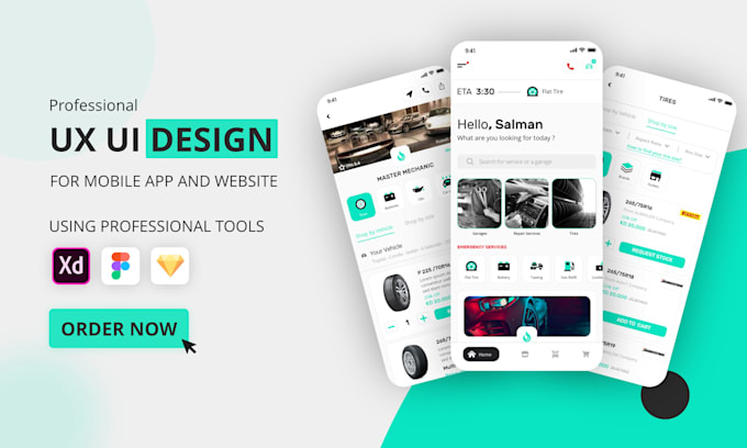Do uiux design for mobile apps ios and android by Designtech4u | Fiverr