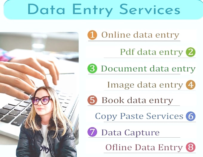 data entry , web research , in 4 hours