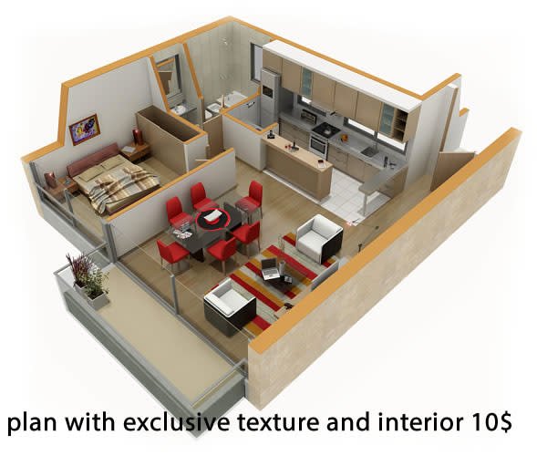 Create 3d Floor Plan In Affordable Price Fastest By Mirza615