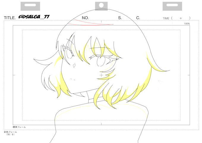 draw 2d animation in anime style