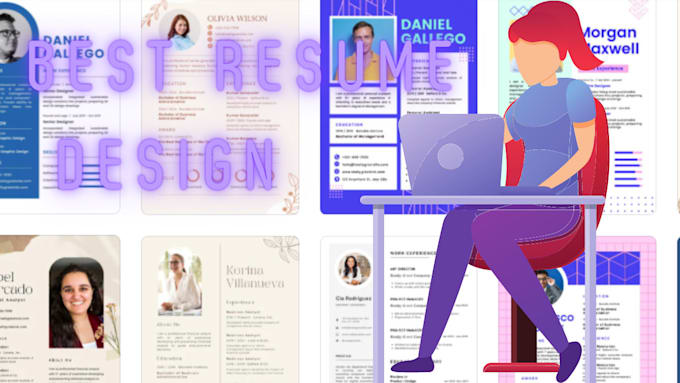 create an attractive single page resume or CV