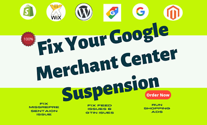 fix google merchant center suspension and feed errors
