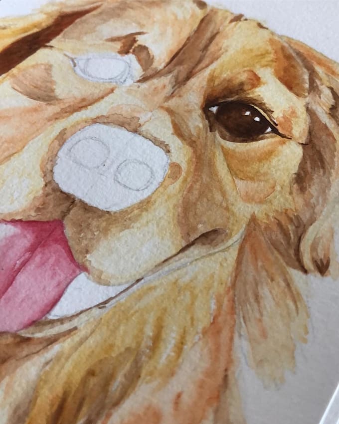 Paint your dogs or pets portrait by Aestheticsaloni Fiverr