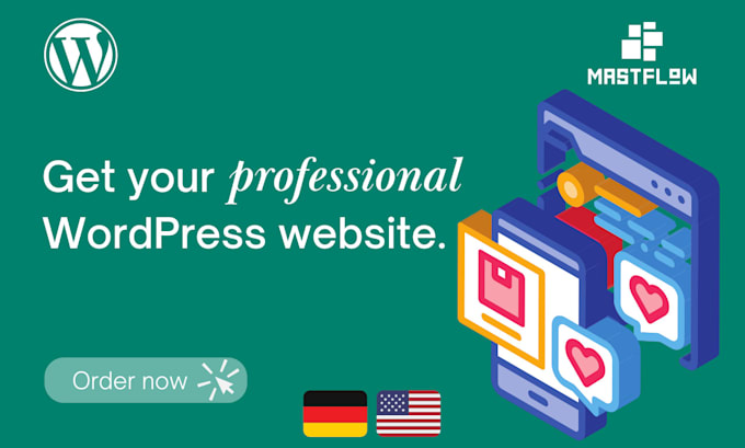 create a modern and responsive wordpress website
