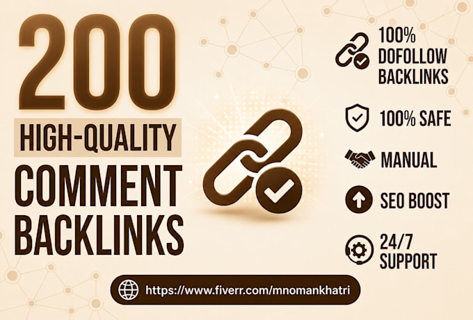 provide 200 blog comment manual dofollow SEO backlinks