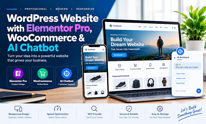 design and develop a wordpress woocommerce online store
