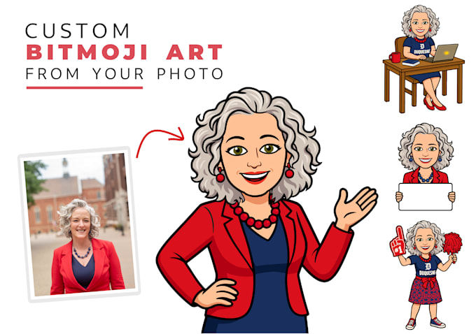 create custom bitmoji art
