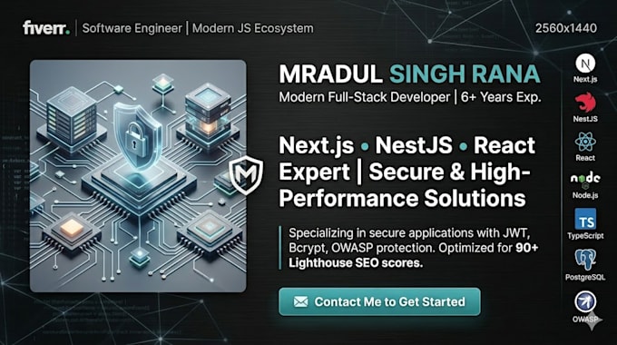 build secured performance web apps with next js and nest js