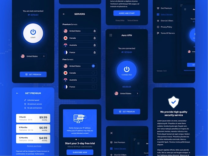 develop a fantastic android vpn with passive income and in app purchase for
