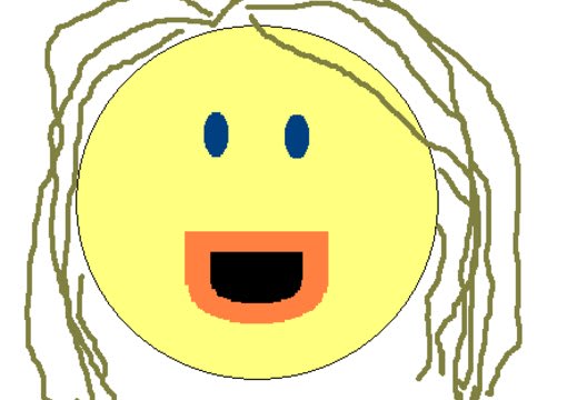 draw your face in MS Paint