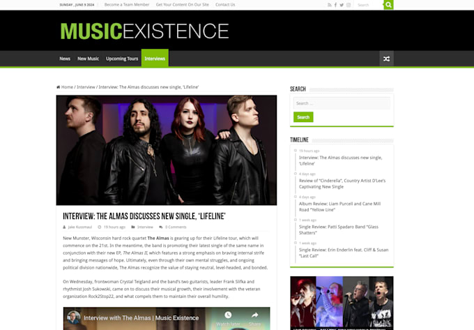 promote and interview your band
