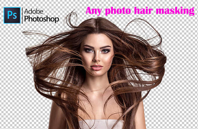 do any photoshop hair masking or image masking