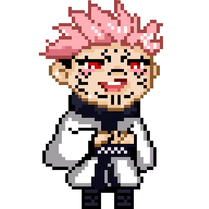make characters in pixel style