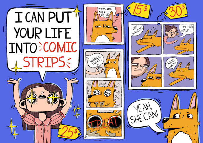 draw your story in personalized comic strip