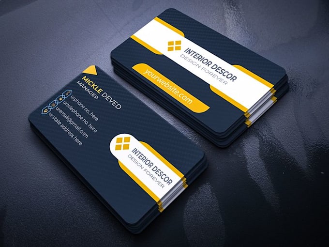 design a special visiting card for your company