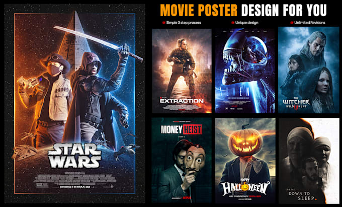 design a movie poster for you