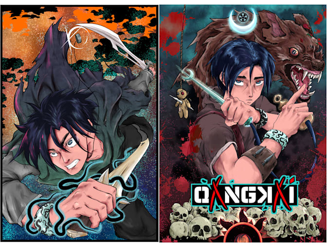 make high quality digital illustration and character design