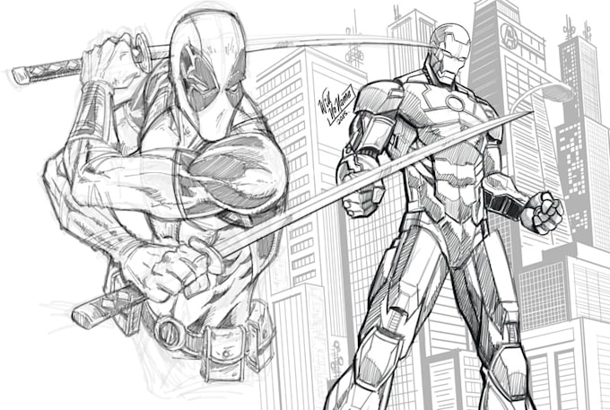 sketch your favorite character
